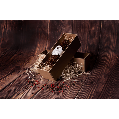 Damwildsalami mit Bio-Schweinefleisch in Premium-Verpackung