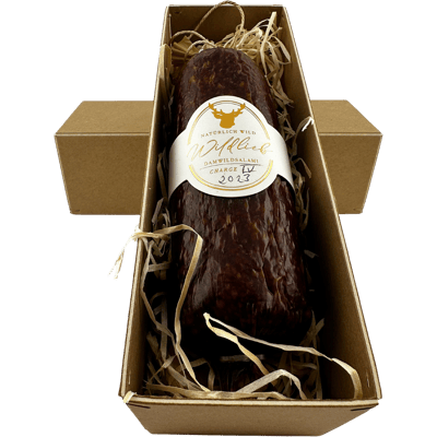 Fallow deer salami with pork from Purely Green
