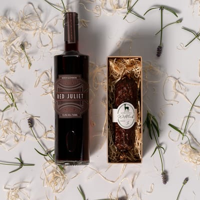 Wildlieb set "A deer sees red" (1x fennel deer salami + 1x organic red mulled wine)