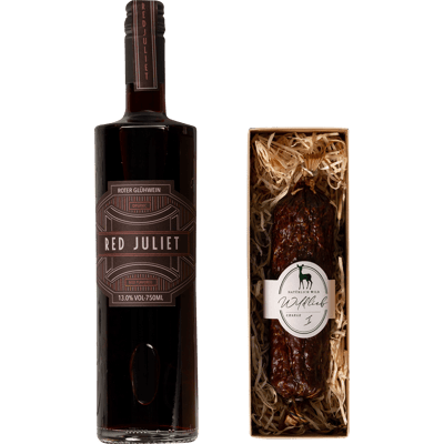 Wildlieb set "A deer sees red" (1x fennel deer salami + 1x organic red mulled wine)