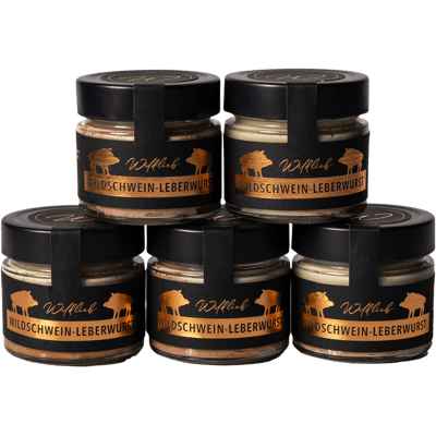 Wildschwein-Leberwurst 5er Set