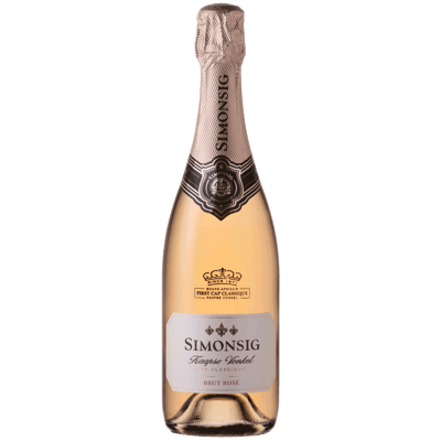 Simonsig Kaapse Vonkel Brut Rosé 2022 - Schaumwein