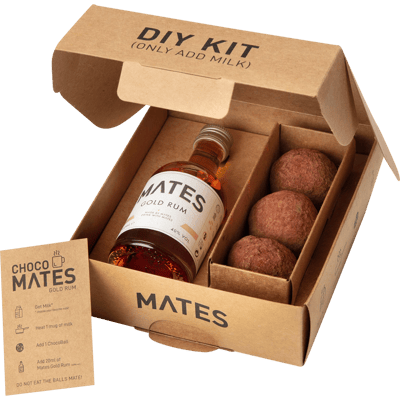 Choco Mates Set (1x rum + 3x cocoa balls)