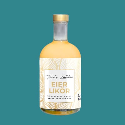 Tina's egg liqueur - with coconut & caramel
