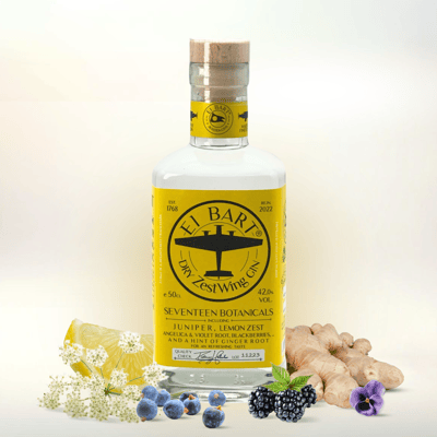 El Bart Dry ZestWing Gin