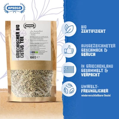 Apsogo Griechischer Bio Cistus Tee