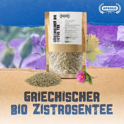 Apsogo Griechischer Bio Cistus Tee - Zistrosenkraut