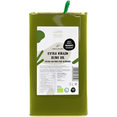 DELINIO Extra Natives Bio Olivenöl Manaki - Ernte 23/24