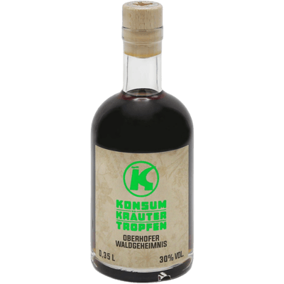 Consumption herbal drops - liqueur