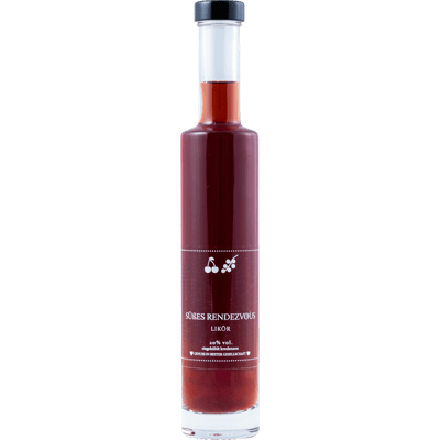 "Sweet rendezvous" cherry currant liqueur