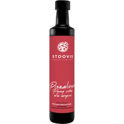 Panna cotta alla lampone - raspberry liqueur
