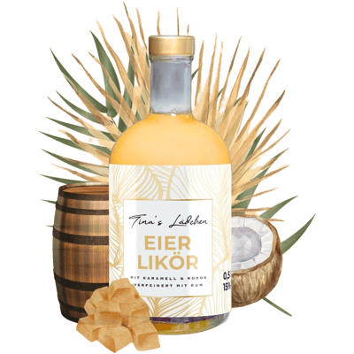 Tina's egg liqueur - with coconut & caramel