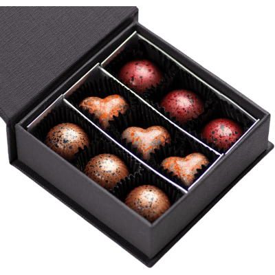 9er Pralinen "Glücksgefühle" (vegan)