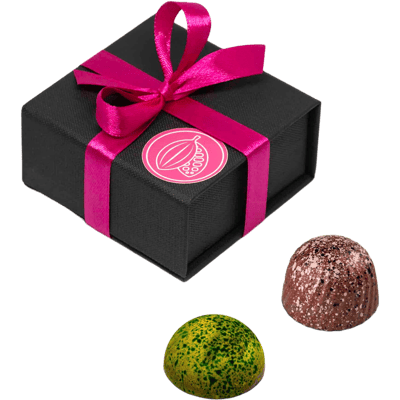 4er Pralinen Cashew Kirsch & Maracuja Karamell