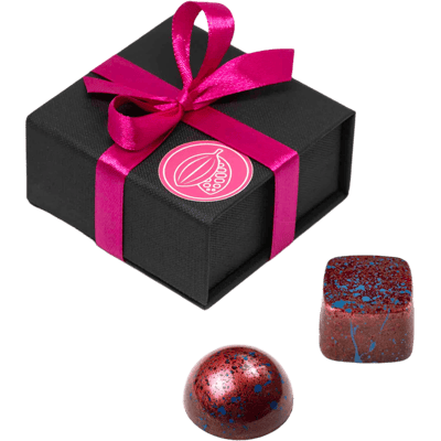 4er Pralinen Himbeer Karamell (Vegan)