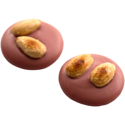 Schokoladentaler Ruby Salzmandel
