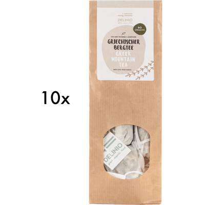 Vorratspack Griechischer Bio Bergtee (10x10 Teebeutel)
