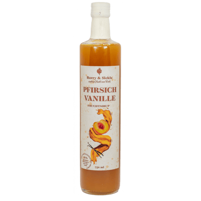 Berry & Sickle - Pfirsich-Vanille Fruchtsirup