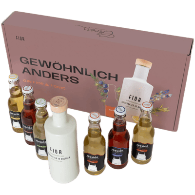 Gin FIOR Gin & Tonic Probierpaket (1x London Dry Gin + 6x Tonic Water)