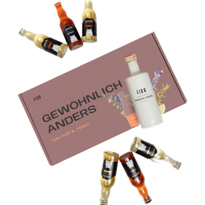 Gin FIOR Gin & Tonic Probierpaket (1x London Dry Gin + 6x Tonic Water)