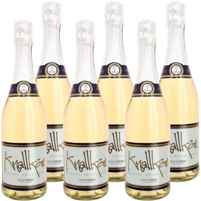 6x Knallköm "halfdrög" - semi-dry sparkling wine