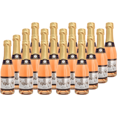 20x De Lütte Knallköm Rosé "drög" - trockener Rosé Sekt