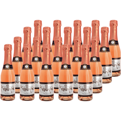 20x De Lütte Knallköm Rosé "halfdrög" - semi-dry rosé sparkling wine