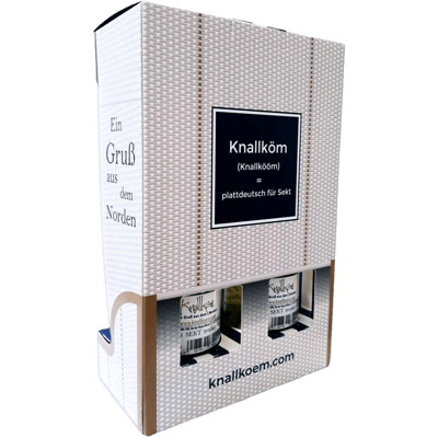Knallköm Strandkorb Geschenk-Verpackung (ohne Inhalt)