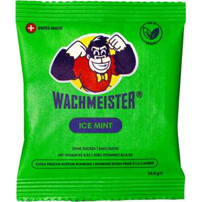 Wachmeister Ice Mint - Caffeine candy with mate