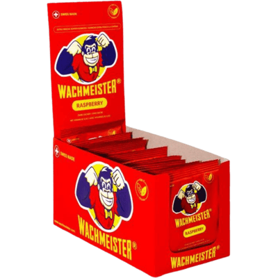 Wachmeister Raspberry - Koffein Bonbon mit Mate