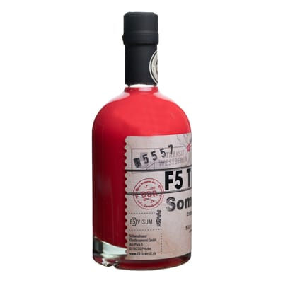 Sommerzeit Likör No. 5557 - Erdbeere Sahne mit Vanille - F5-Transit - Transitschnaps