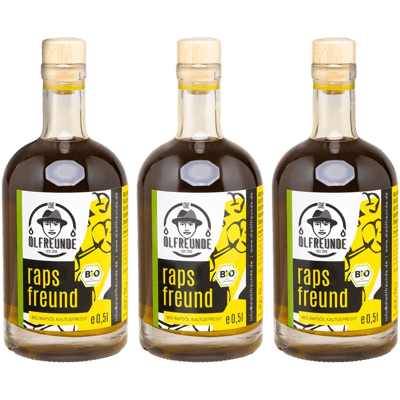 Bio Rapsfreund Vorratspack (3x Bio Rapsöl)