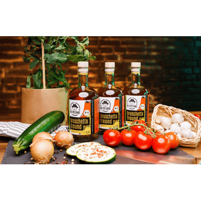 Bio Bruschettafreund Vorratspack (3x Rapsöl mit Gewürzen)