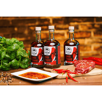 Chilifreund Vorratspack (3x Rapsöl mit Chili)