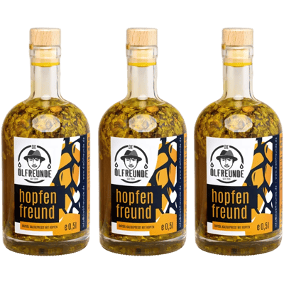 Hopfenfreund Vorratspack (3x Rapsöl mit Hopfen)