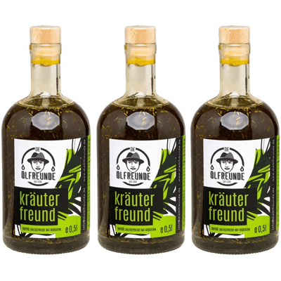 Kräuterfreund Vorratspack (3x Rapsöl mit Kräutern)