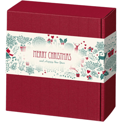 Weihnachtsbox Süßer die Glocken (1x Rapsöl + 1x Fruchtessig + 1x Kräutersalz)