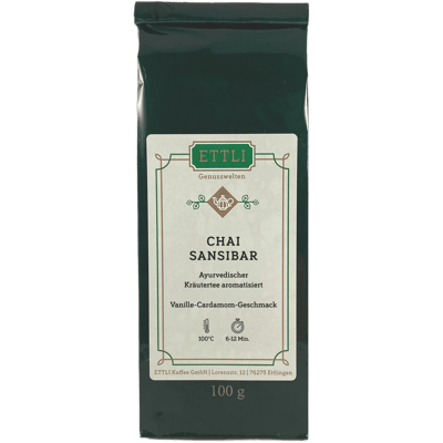 Kräutertee aromatisiert Chai Sansibar - aryuvedischer Kräutertee