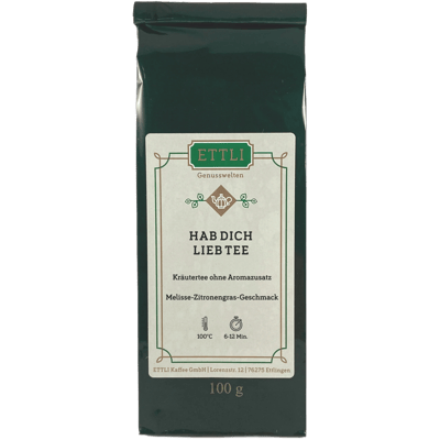 Kräutertee "Hab-Dich-Lieb" (Süße Melisse)