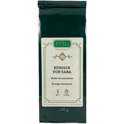 Weißer Tee aromatisiert Königin von Saba