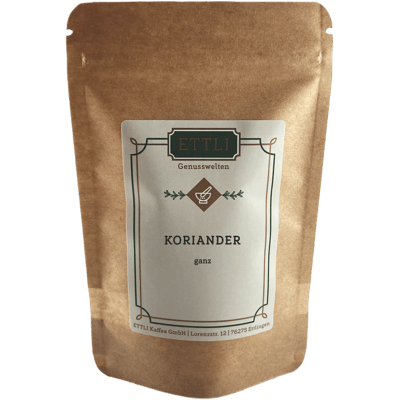 Koriander ganz