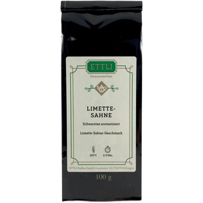 Schwarztee Limette Sahne (Key Lime Pie)
