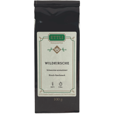 Schwarztee aromatisiert Wildkirsche