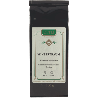 Schwarztee aromatisiert Wintertraum