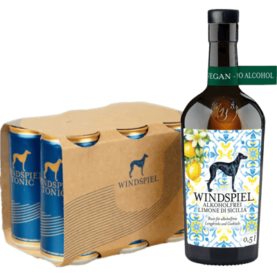 Windspiel Alcohol-free Limone Di Sicilia & Tonic Set (1x alcohol-free limoncello alternative + 6x tonic water)