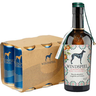 Windspiel Non-alcoholic Pink Grapefruit & Tonic Set (1x non-alcoholic gin + 6x tonic water)