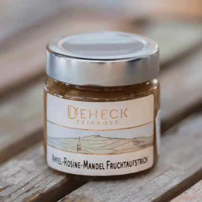 Deheck Manufaktur Apfel Rosine Mandel Aufstrich
