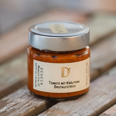 Deheck Manufaktur Tomate Basilikum Aufstrich