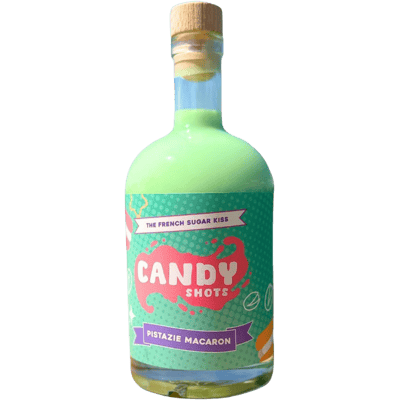 CANDYSHOTS Pistachio Macaron Cream Liqueur - Pastry and pistachio liqueur