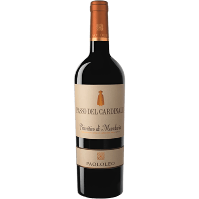 Primitivo di Manduria DOP  "Passo del Cardinale"  Paolo Leo
